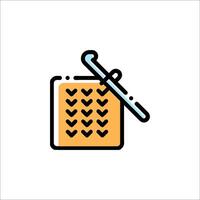 A box with a pencil and a pencil sharpener vector