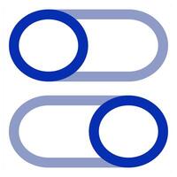 Toggle switch icon concept vector