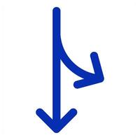 Route and path icon vector