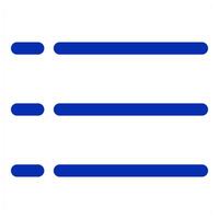 Menu Bar icons vector