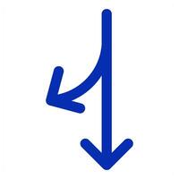 Route and direction icon concept vector