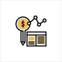 Search engine optimization icon vector
