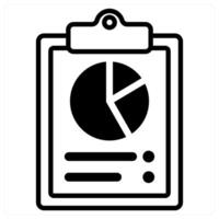 Sale Report icon concept in black duo line color vector