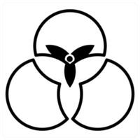 Diagram icon in black duo line color vector