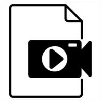File icon concept in black duo line color vector