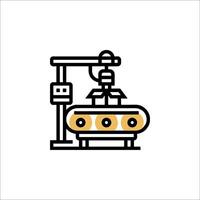 A machine that is making a machine vector