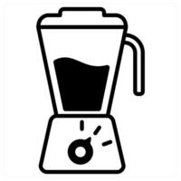 Blender icon concept in black duo line color vector