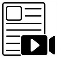 Material icon concept in black duo line color vector