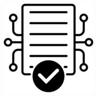 Digital Data icon concept vector