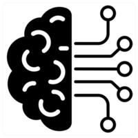 Machine Learning icon concept vector