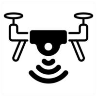 Drone icon concept vector