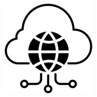 Cloud Network icon concept vector