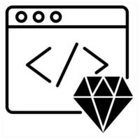 Clean Code icon concept vector