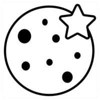 Full Moon icon concept vector