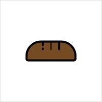 Bread icon isolated on white background vector