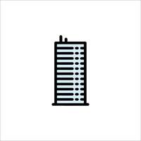 A building icon on a white background vector