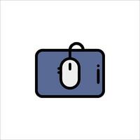 A computer mouse and a wallet icon vector