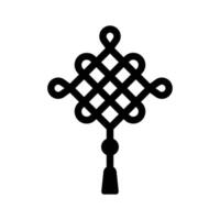 Have a look at this amazing icon of chinese knot in modern style.,. vector