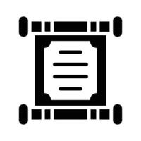 Visually appealing icon of chinese scroll in trendy design style. vector