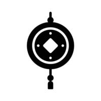 Amulet icon design in trendy style ready to use . ,. vector