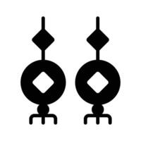 Amulet icon design in trendy style ready to use .,. vector