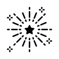 Firework celebration design, modern style vector