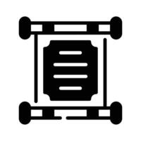 Visually appealing icon of chinese scroll in trendy design style.,. vector