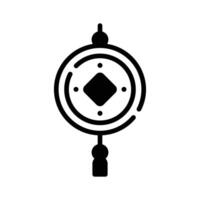 Amulet icon design in trendy style ready to use . , . vector