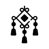 Have a look at this amazing icon of chinese knot in modern style. ,. vector