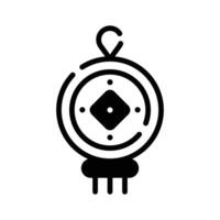 Amulet icon design in trendy style ready to use.,. vector