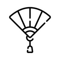 Creatively crafted icon of chinese fan modern design style, ready to use .,. ' vector