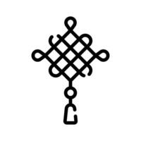 Have a look at this amazing icon of chinese knot in modern style., ' vector