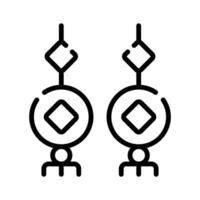 Amulet icon design in trendy style ready to use .,. ' vector