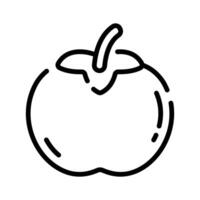 design of persimmon fruit, healthy and organic diet.,. ' vector