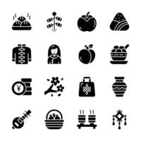 Take a look at this amazing chinese new year icons in modern design style vector