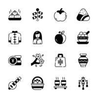 Take a look at this amazing chinese new year icons in modern design style' vector
