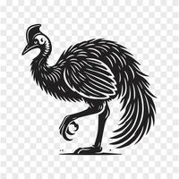 Cassowary Rise Silhouette of Power vector