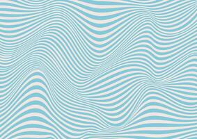 Retro styled warped line design background vector