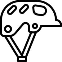 A helmet icon on a white background vector