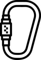A black and white image of a carabine outline illustration vector