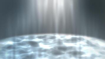 4K seamless loop abstract dark grey background with light rays and copy space area. video