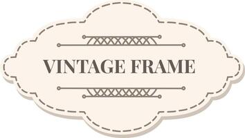 Vintage frame with elegant lines and dotted border creating a classic design for text, invitations, or decorative purposes, adding a touch of timeless style vector