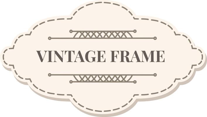 Vintage frame with elegant lines and dotted border creating a classic design for text, invitations, or decorative purposes, adding a touch of timeless style