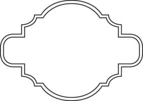 Classic vintage frame featuring a simple border design, providing an elegant touch to any project, perfect for adding a sophisticated and timeless appeal vector