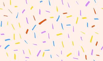 Colorful small dash seamless pattern. Hand drawn noise texture vector