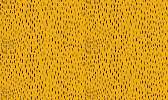 Simple seamless pattern with small black lines on yellow background vector