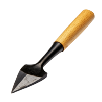 Chisel tool with a wooden handle isolated against a transparent background for woodworking and craft projects, Chisel tool isolated Stock Photo png