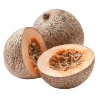 Half a santol fruit shows sweet flesh and seeds, isolated on transparent, showcasing its texture and shape, Santol isolated on transparent background png
