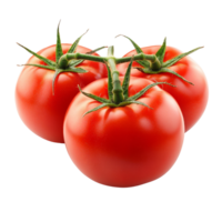 Fresh red tomatoes grouped together on a transparent background showcasing their vibrant color and natural freshness, Tomatoes isolated on transparent background png
