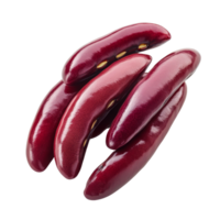 Fresh red beans on transparent background suitable for healthy recipes and culinary presentations, Red beans isolated on transparent background png